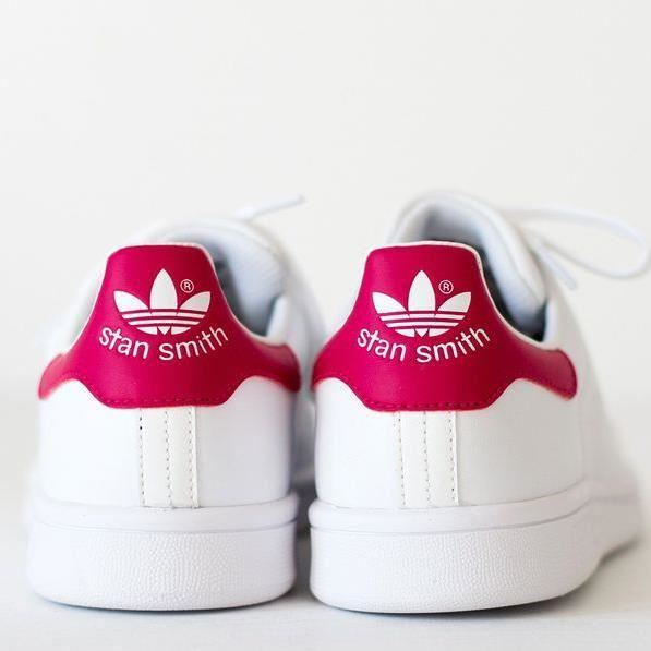 stan smith pink femme
