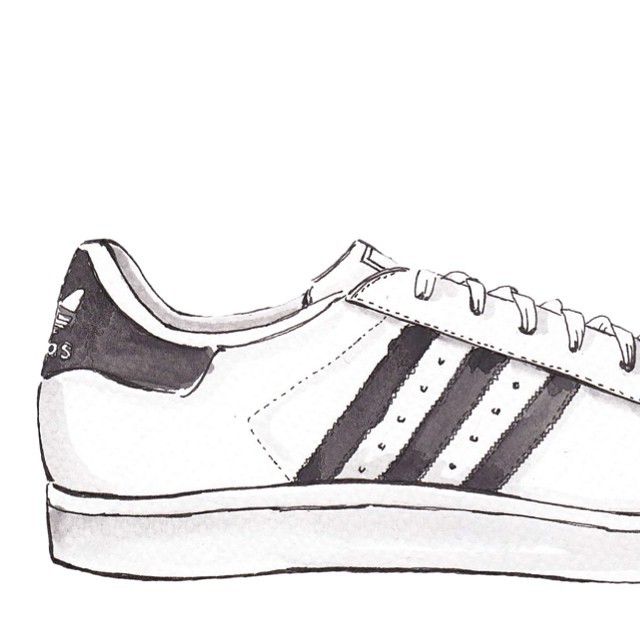 مستطيل مورد عقاب dessin de chaussure adidas - malkiteneshta.com