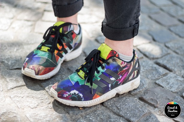 adidas zx flux femme a fleur