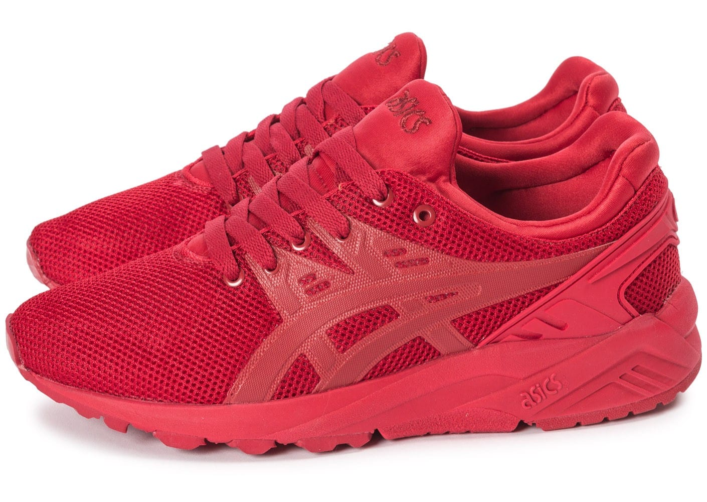 chaussure asics rouge