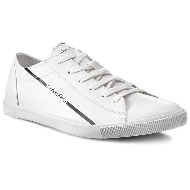 calvin klein basket blanche homme