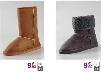 bottines imitation ugg