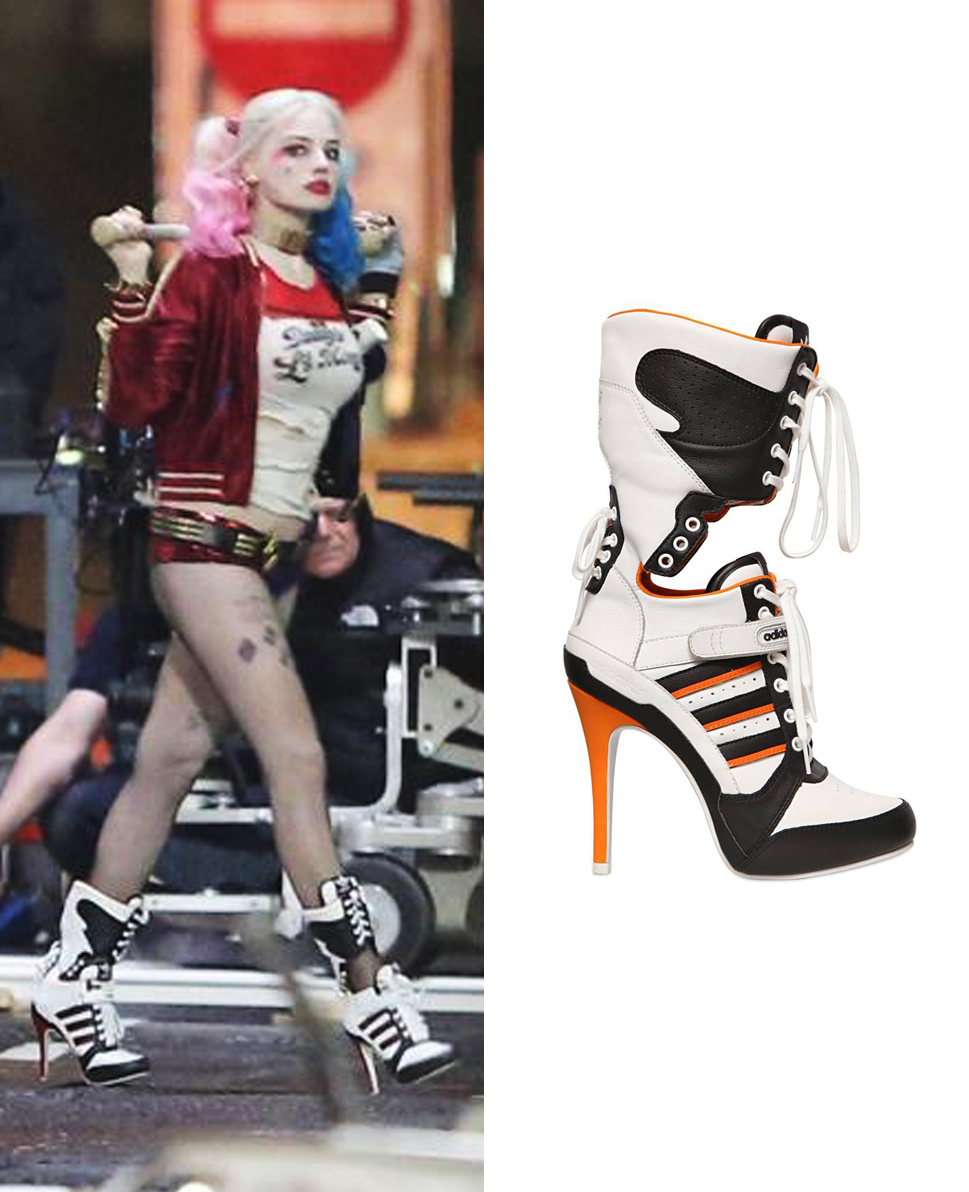 harley quinn adidas high heels