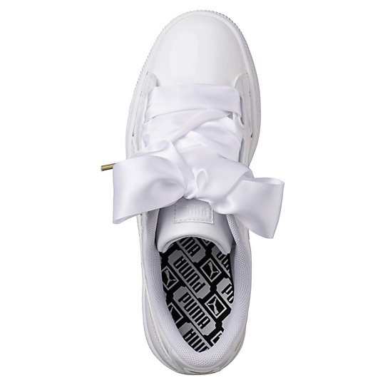puma heart patent blanche pas cher